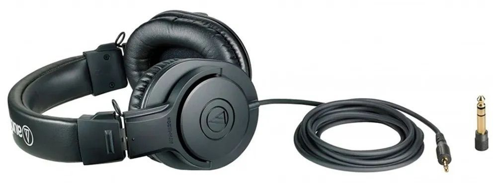 Наушники Audio-Technica ATH-M20x, черный