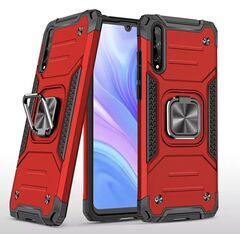 Противоударный чехол для Xiaomi Redmi K40 / Redmi K40 Pro + / Poco F3 красный с пластиной для магнитного автодержателя и кольцом подставкой Противоударный чехол для Xiaomi Redmi K40 / Redmi K40 Pro + / Poco F3 красный с пластиной для магнитного автодержателя и кольцом подставкой