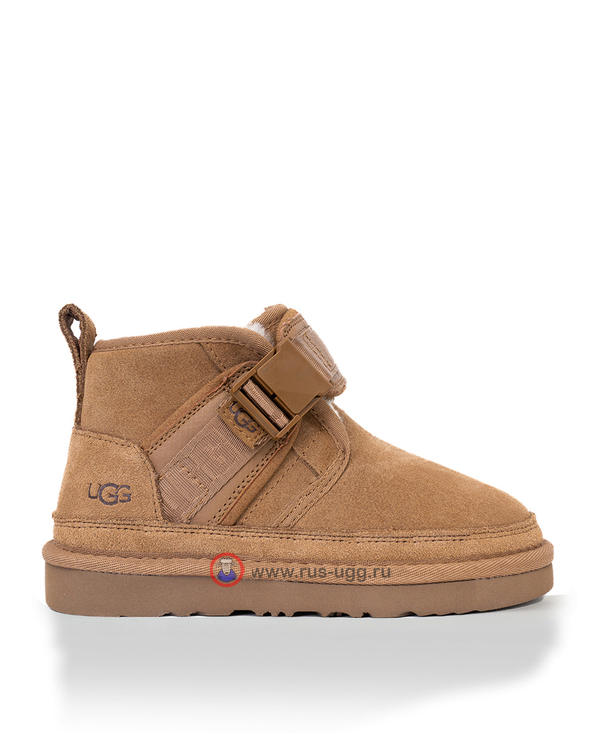 UGG KIDS NEUMEL SNAPBACK chestnut