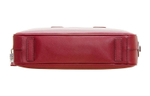 PRADA Saffiano Cow Leather Portable Briefcase Men"s Red