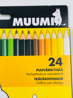 Набор из 24 цветных деревянных карандашей Muumi (из Финляндии)