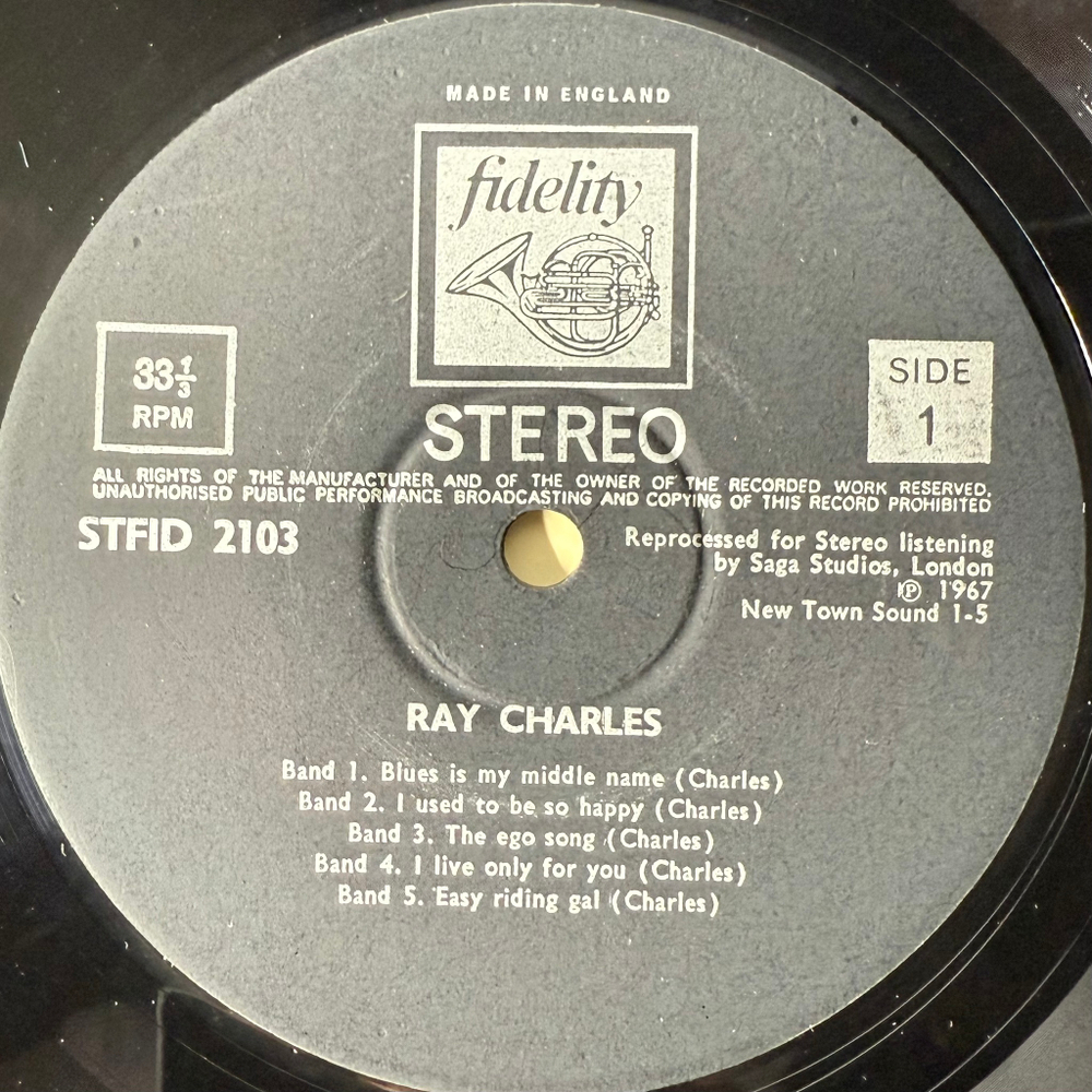 Ray Charles - Ray Charles (Англия 1967г.)