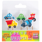 Свечи на пиках «Авто», 8 см, 5 шт