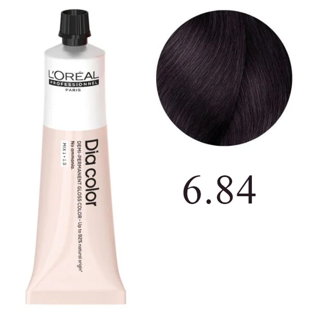 L'Oreal Professionnel Dia Color 6.84 - Краситель 60 мл
