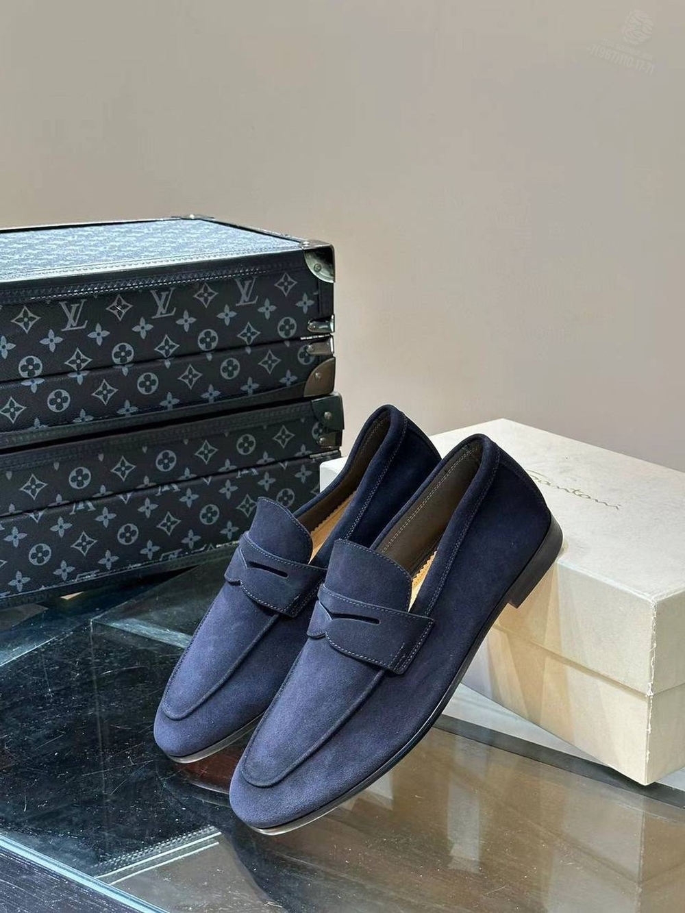 Лоферы Santoni