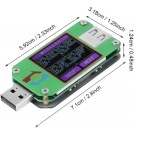 USB тестер UM24 цветной ЖК 1.44 дюйма
