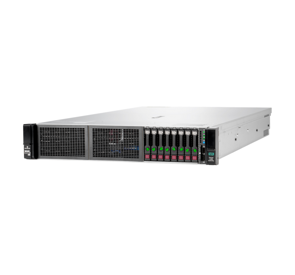 Стоечный сервер - HP Enterprise ProLiant DL385  Gen10 Plus, 2U, 8x 3.5“, 1x EPYC[7262] 8 Cores, 16Gb, P07594-B21