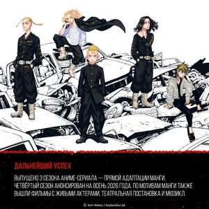 Комплект манги «Токийские мстители. Том 1-6»
