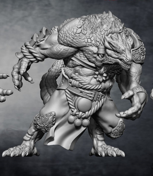 Grand Alliance Order Seraphon Lizardmen Saurus Ящеролюд миниатюра для dnd, днд, pathfinder, фентези, Настольная игра, НРИ, Варгейм, РПГ