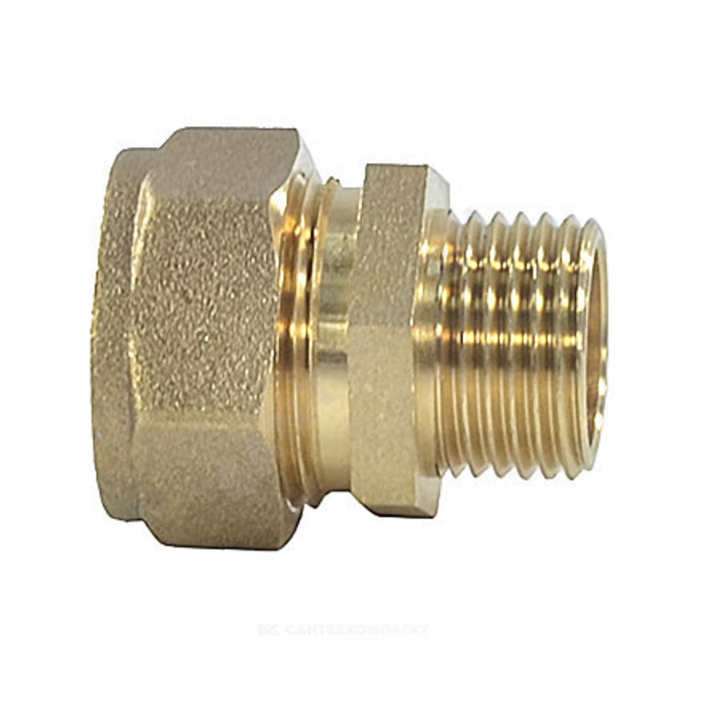 Муфта латунь 15Aх1/2" обжим/НР STAHLMANN SSML1501/2BEF