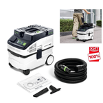 ОСЕНЬЮ ВЫГОДНО ХИТ! Пылеудаляющий аппарат FESTOOL CLEANTEC CT 15 E, Объем резервуара 15 л, пылесборника 12,5 л, для уборки пыли, грязи и жидкостей 578327