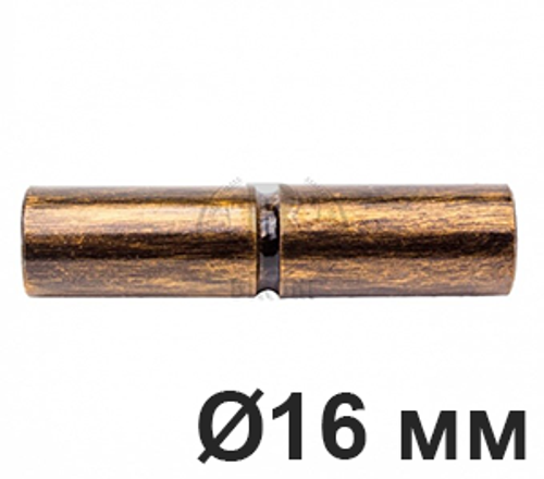 Муфта Ø 16 мм пластиковая соединительная для трубы, "Бронза" Bironi BTM1-16-25 / Ø 16 мм