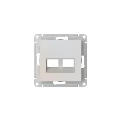 Накладка двойная для информационных функций типа Keystone Systeme Electric AtlasDesign Жемчуг ATN000490