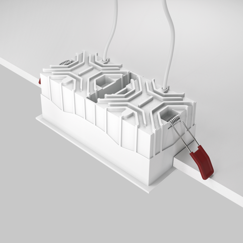 Встраиваемый светодиодный светильник Maytoni Alfa LED DL043-02-15W3K-SQ-W