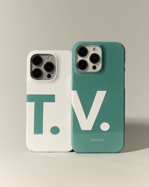 Чехол LETTERS для iPhone | Зеленый