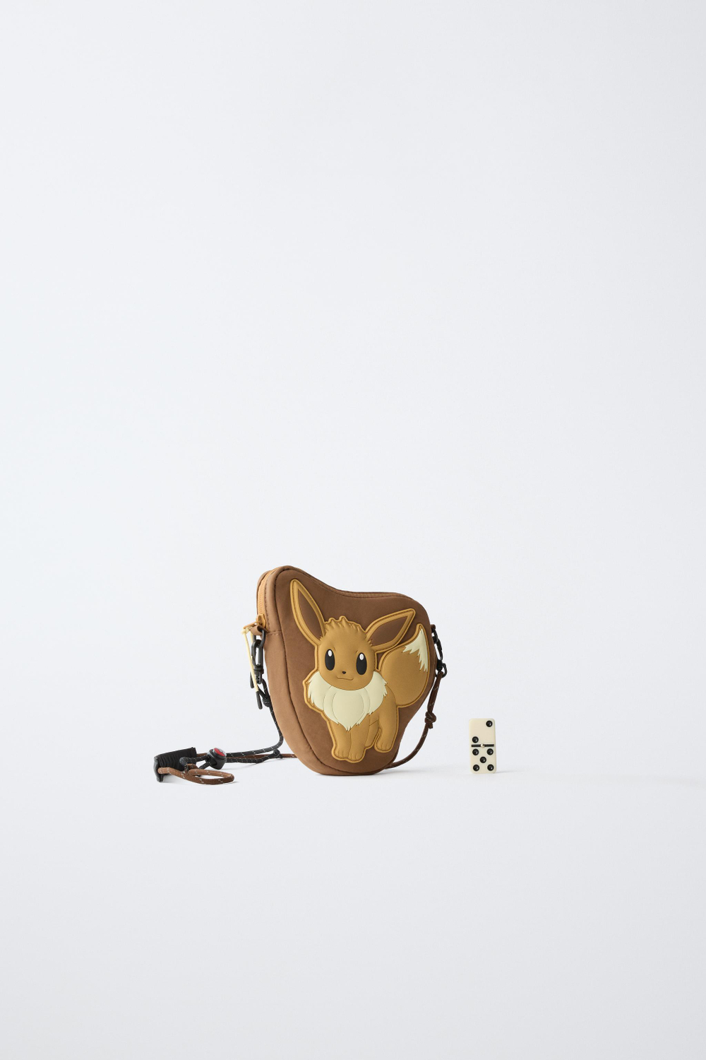 ZARA СУМКА-МЕССЕНДЖЕР EEVEE™ POKÉMON, КОРИЧНЕВЫЙ