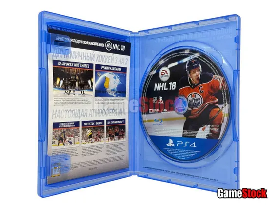 PS4 NHL 18 Б/У CUSA-07580 (Русские субтитры)