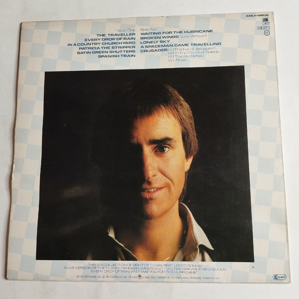 Винтажная виниловая пластинка LP Chris de Burgh Best Moves (Holland 1981)
