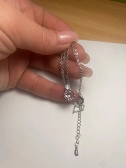Подвеска на цепочке с камнем