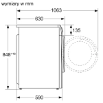 Стирально-сушильная машина Bosch WNA13401PL