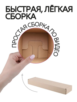 Коробка подарочная картонная 10 шт, 25х25х3