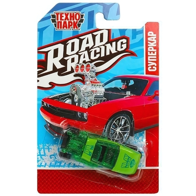Модель ин. мет. "Road Racing Суперкар" 7,5см, в ассорт, блист. RR-7-0018-R (Технопарк)