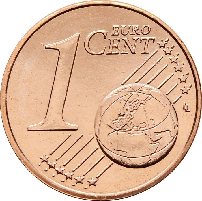 1 евроцент 2012 Эстония (1 euro cent)
