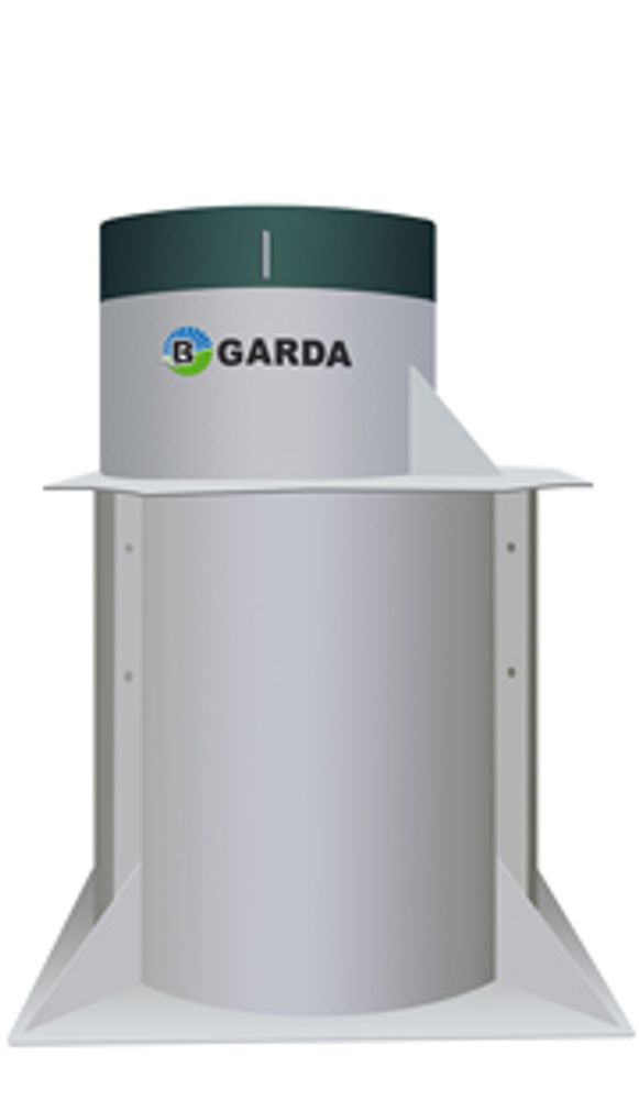 Станция биологической очистки Юнилос GARDA-8-2200-C/ 1600 л. в сутки / до 8 чел. / насосная аэрация (1750x1750x2200см;165кг;) - арт.560644