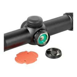 Прицел оптический BRITE WA4X 3-12X42 IR - батарейный отсек с крышкой и специальным ключом