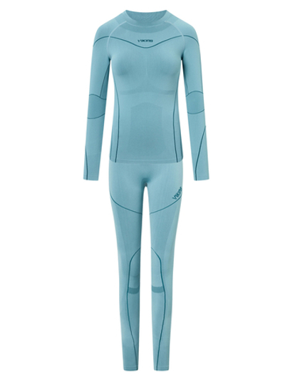 Комплект термобелья VIKING Gaja Turtle Neck Lady Set Turquise (US:S)