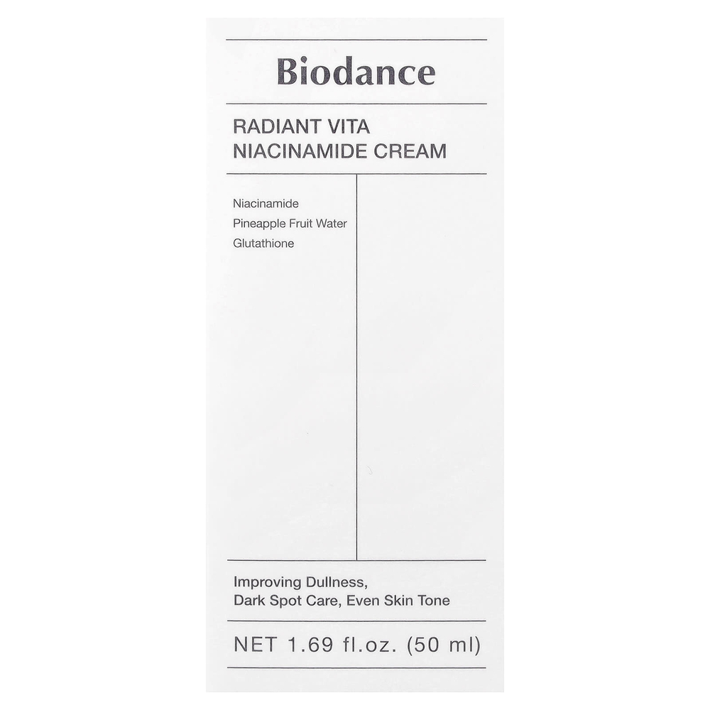 Biodance, крем с никотинамидом для сияния кожи, 50 мл (1,69 жидк. унции)