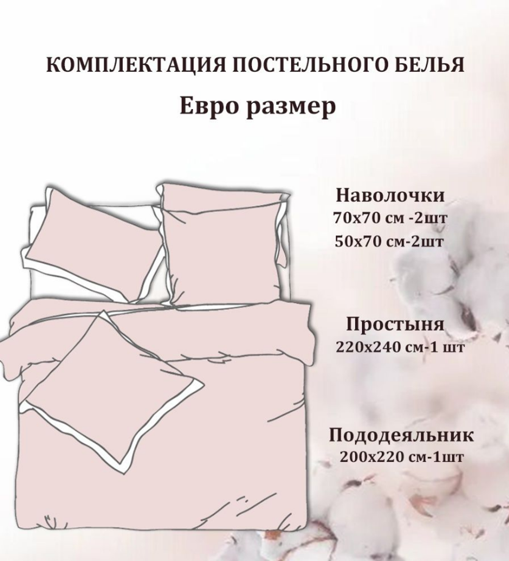 Постельное белье евростандарт двуспальное/ евро/ Boris/ Страйп сатин / простыня 220x240/ пододеяльник 200x220 / 4 Наволочки 50x70-2, 70x70-2