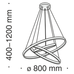 Подвесной светильник Maytoni MOD058PL-L100BS4K