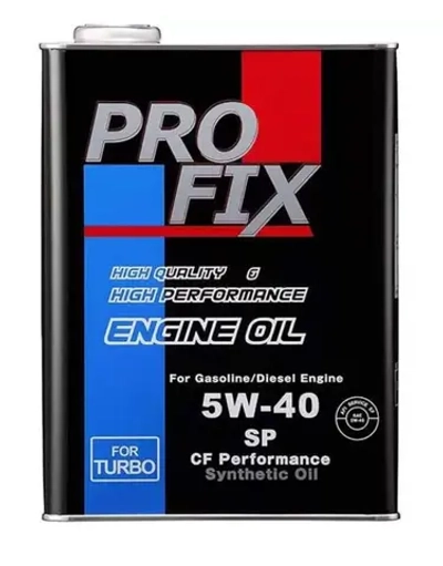 Масло моторное синтетическое 4 л - Engine Oil 5W-40 SP PROFIX SP5W40C