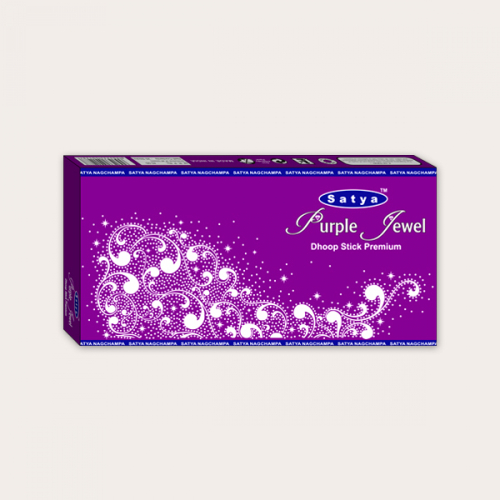SATYA Purple Jewel Dhoop Sticks Благовония безосновные 20шт
