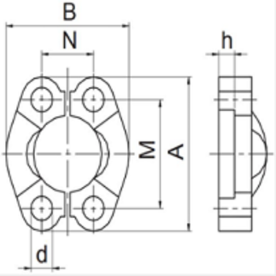 Комплект скоб AFS603B 1 (2 шт.)