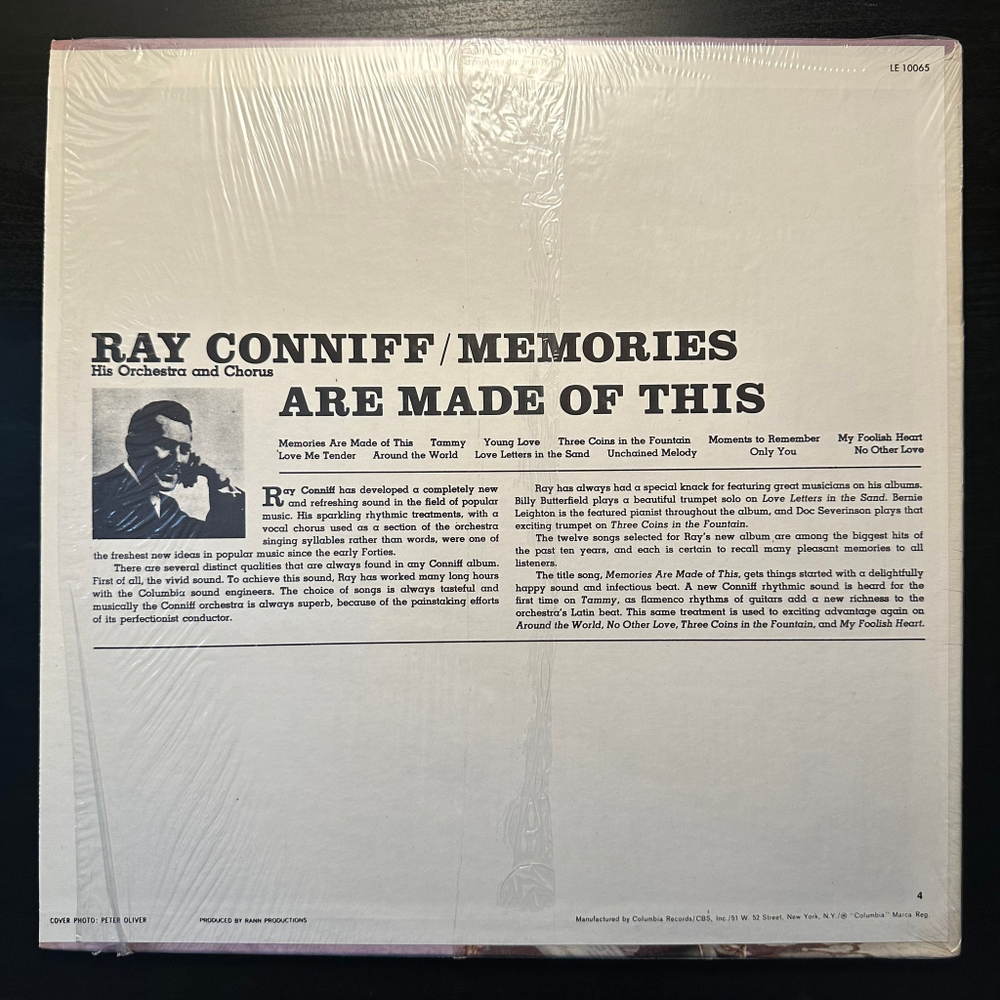 Ray Conniff And His Orchestra & Chorus - Memories Are Made Of This (США 1960г.)