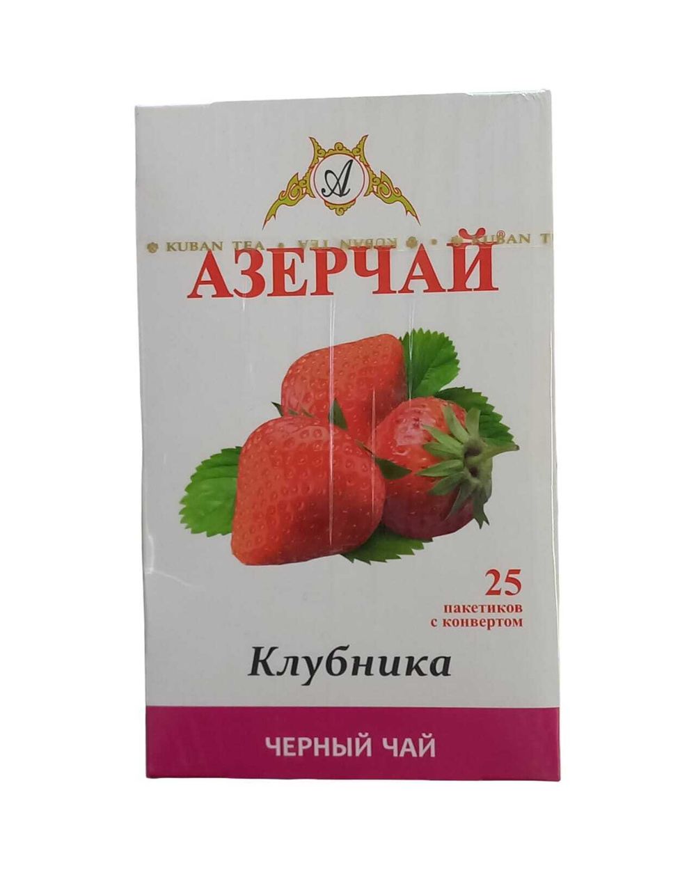 Азерчай клубника пакет с конв 25 пак