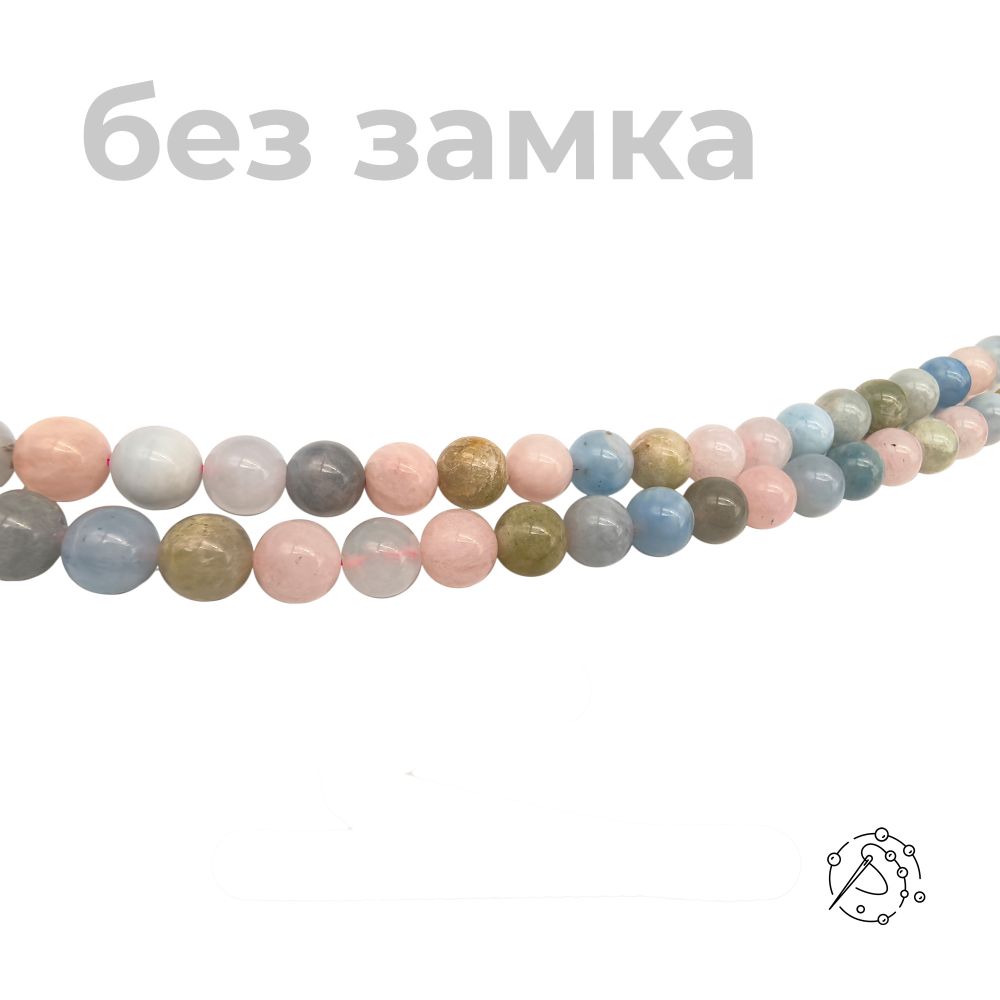 Нить бусин берилл 8 мм