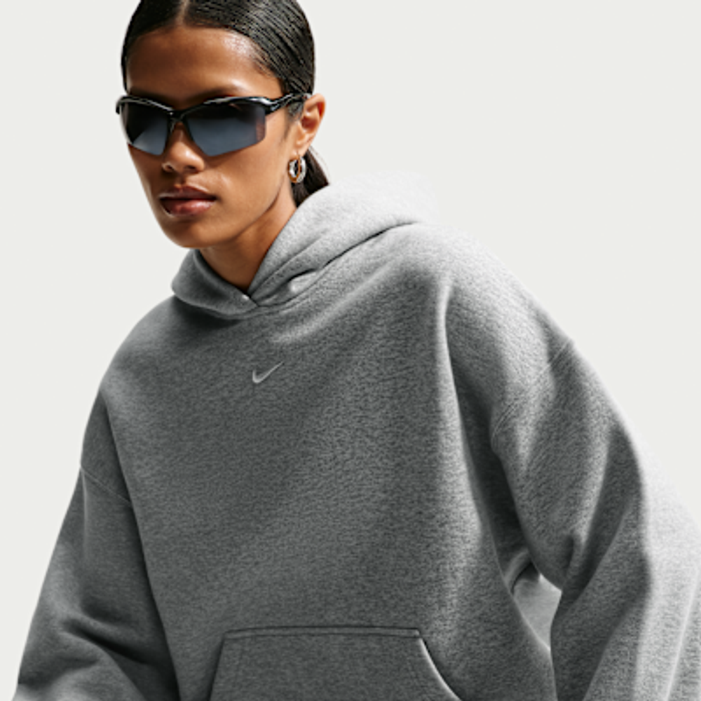 Nike Studio Fleece Medium Weight Женская толстовка с капюшоном оверсайз - Nike