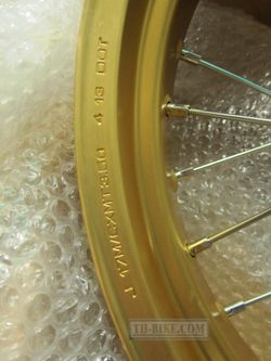 42650-KZZ-C01. (42650-KZZ-C00), WHEEL SUB ASSY,RR GOLD color. CRF250M. motard.