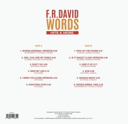 F.R. David. Words Hits & More (LP) новая запечатанная виниловая пластинка