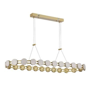 Подвесная люстра LED 50W 4000K SL6610.203.26 золотистый Monro ST-Luce