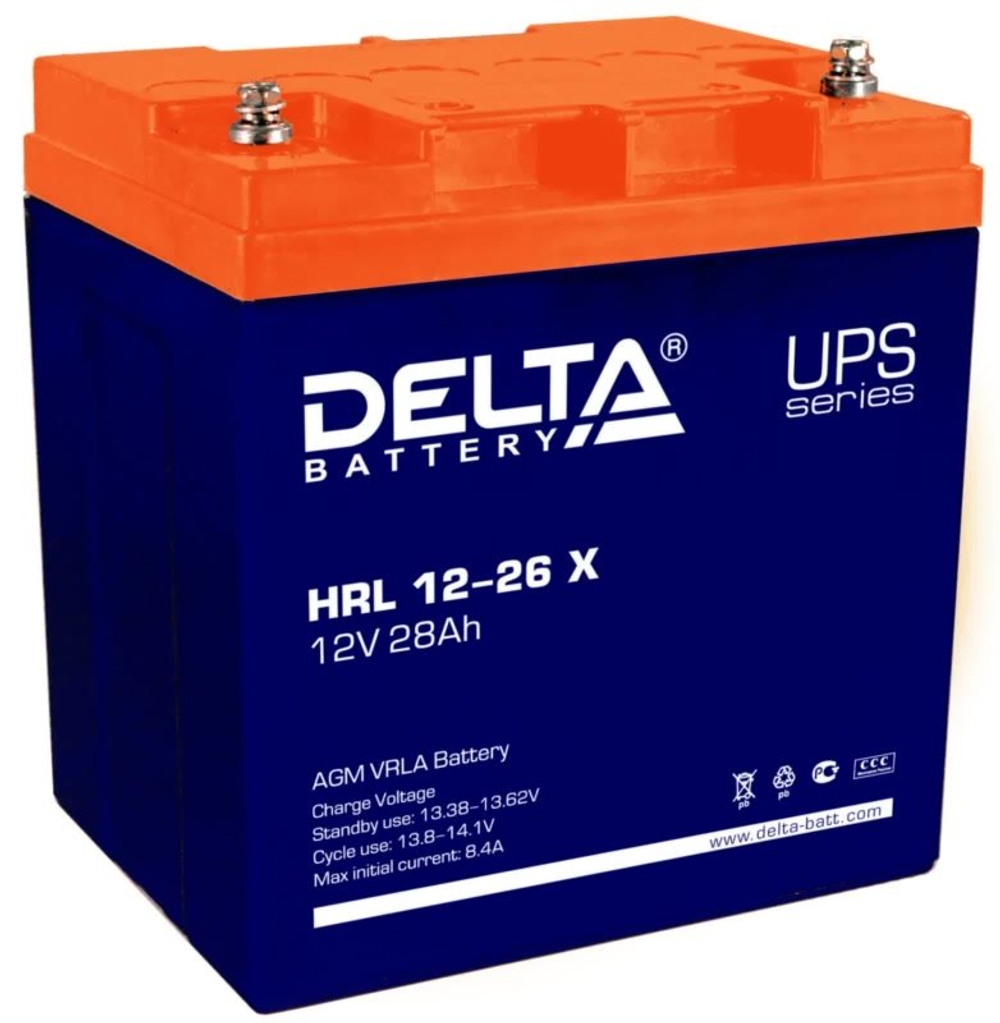 HRL 12-26 X Delta Аккумулятор герметичный свинцово-кислотный