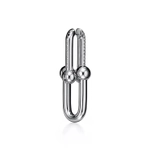 Серьги из белого золота с бриллиантами 18k,Tiffany 💠 HardWear - В наличии