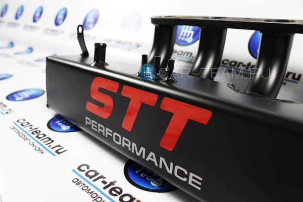 Ресивер "STT" 16v квадратный Е-газ (эл. заслонка 21127), 38мм на Лада Приора, ВАЗ 2110-12 (ТТ-00338)