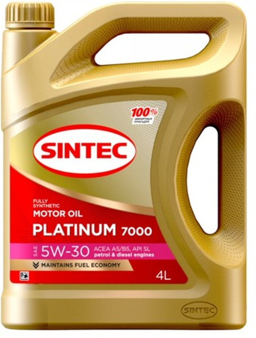 Масло моторное Sintec Platinum 7000 5W-30 A5/B5 синтетика 4л 600158