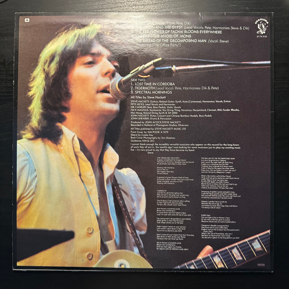 Steve Hackett - Spectral Mornings (Скандинавия 1979г.)