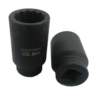 Головка ударная глубокая 36мм 3/4''12гр. RockForce##Rock FORCE RF-46810036