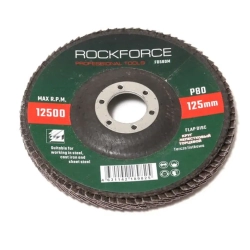 Круг лепестковый торцевой 115х22мм P80 RockForce##Rock FORCE RF-FD480M